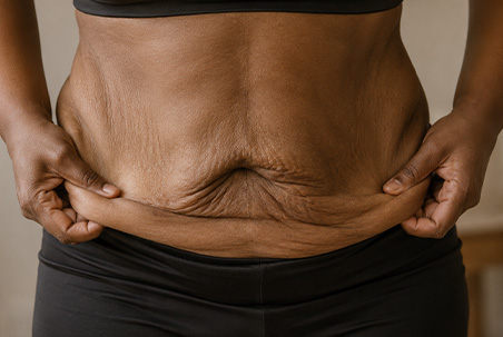 Após perda de peso expressiva - Abdominoplastia com Lipoaspiração